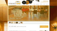 Desktop Screenshot of ethanbeckhomes.com